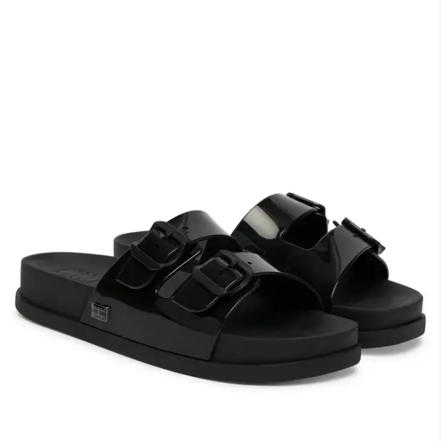 Γυναικείες Παντόφλες Tommy Hilfiger EN0EN02974-BDS Μαύρες Μαύρο - 36 2