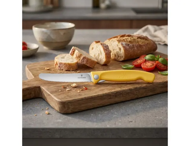 Aναδιπλούμενο Μαχαίρι Γενικής Χρήσης Victorinox Swiss Classic με μήκος λεπίδας 11cm - Yellow6.7838.FC1