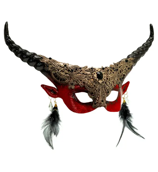 Αποκριάτικο Αξεσουάρ Μάσκα Red Devil (MySeason) (W-08484M) 2