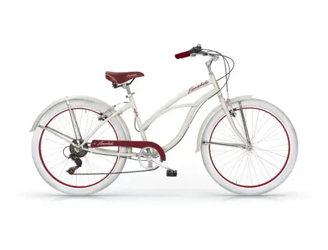 ΠΟΔΗΛΑΤΟ MBM HONOLULU 26'' ΓΥΝΑΙΚΕΙΟ 6 ΤΑΧΥΤΗΤΕΣ - ΚΡΕΜ - 45