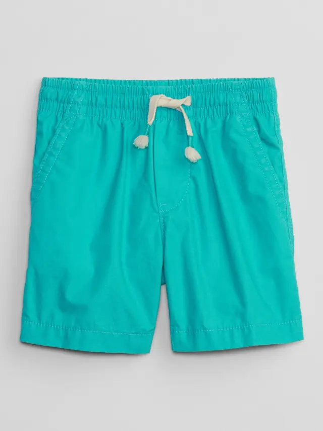 babyGap Poplin Pull-On Σορτς με Washwell aqua tropic - 12-18M