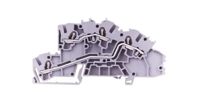 Multilevel installation terminal block L/L Push-in CAGE CLAMP® gray