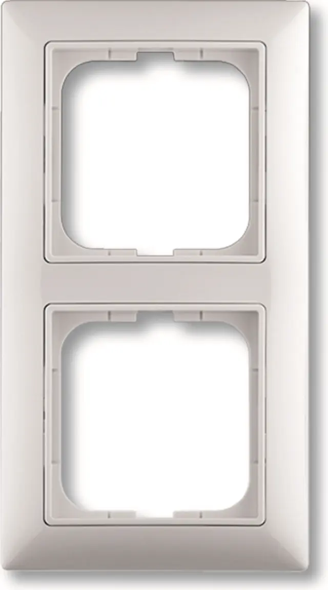2512-94-507 Cover Frame 2gang(s) alpine white - Basic55
