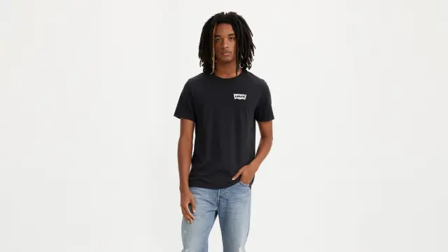 GRAPHIC CREWNECK TEE COLOR BW - BLACKS Black - L