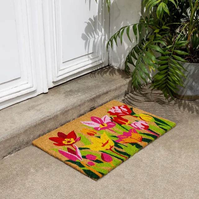 Pylones Χαλάκι εισόδου (60cmX40cm): Dancefleur (2 σχέδια) Tulipes 2