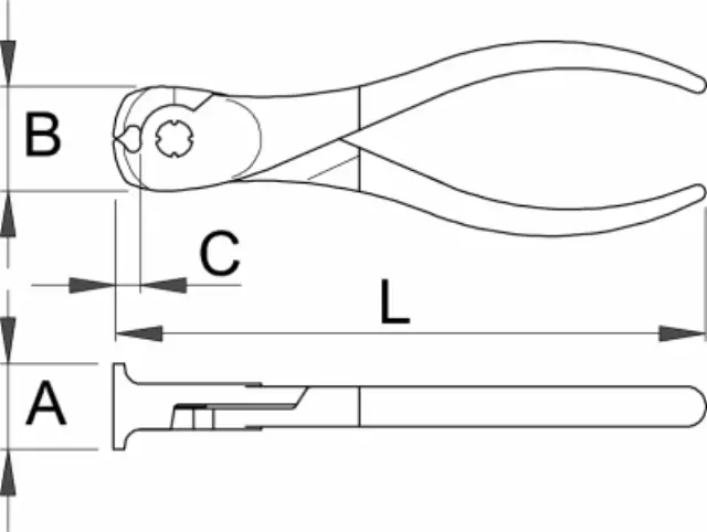 ΕΜΠΡΟΣΤΟΚΟΦΤΗΣ ΜΑΥΡΟΣ UNIOR 160mm*** 2
