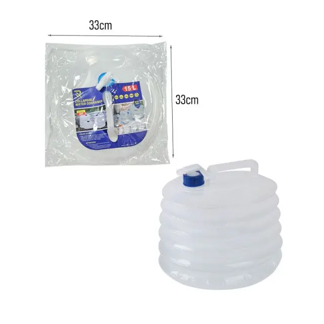 Πτυσσόμενο Δοχείο Νερού 15L με Βρύση - Collapsible Water Container 15L with Spigot 0111730 3