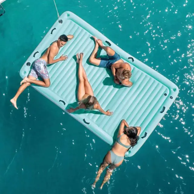 Intex 56289EU Φουσκωτό Στρώμα Water Lounge 310x183x18cm για 4 Άτομα 3