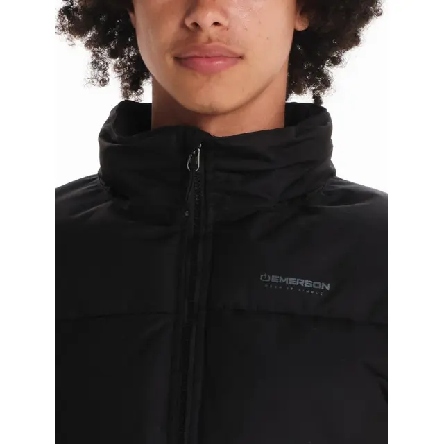Emerson Hooded Puffer Jacket (242.EM10.79-Black) - Μαύρο 3