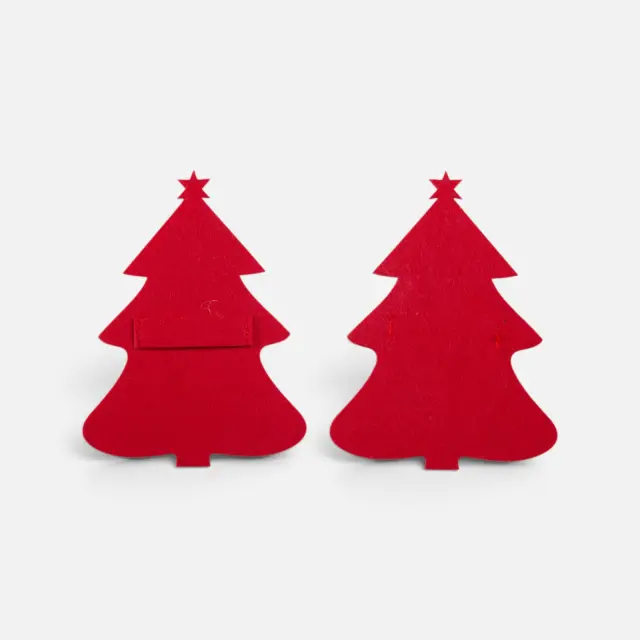 Nef-Nef Homeware Θήκη Μαχαιροπηρούνων Spar 2 τεμ. 15x20 Κόκκινο