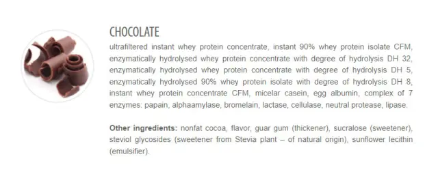 Extrifit Long 80 Multiprotein chocolate, 2270-g 3