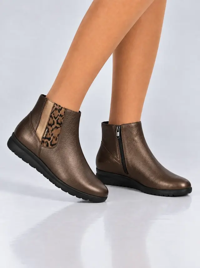Mephisto Μποτάκια Γυναικείο δέρμα Μπρονζέ MEP/NEORA BRONZE - 39 2