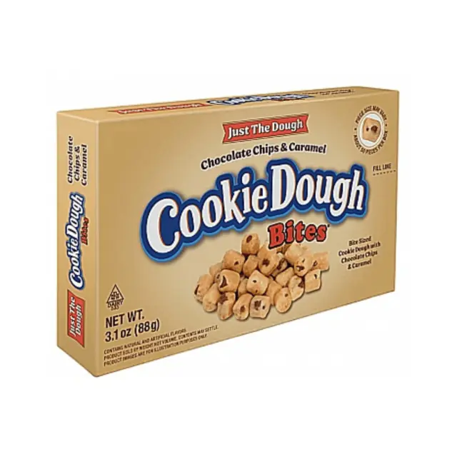 Just The Dough Cookie Dough Bites Chocolate Chips & Caramel 88gr