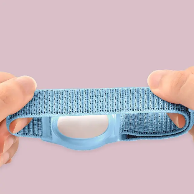Tech-Protect® Nylon Θήκη Καρπού για Παιδιά για AirTag- Blue 2