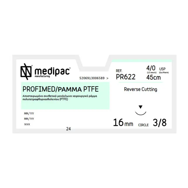 Medipac Profimed PR622 Ράμματα 4/0 16mm 3/8 24τεμ