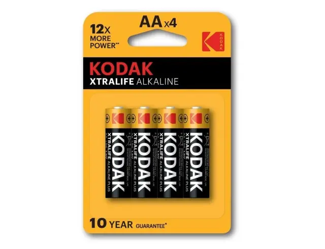 Αλκαλικές μπαταρίες Kodak XTRALIFE - AA - 1.5V - 4 τεμάχια1008886 2