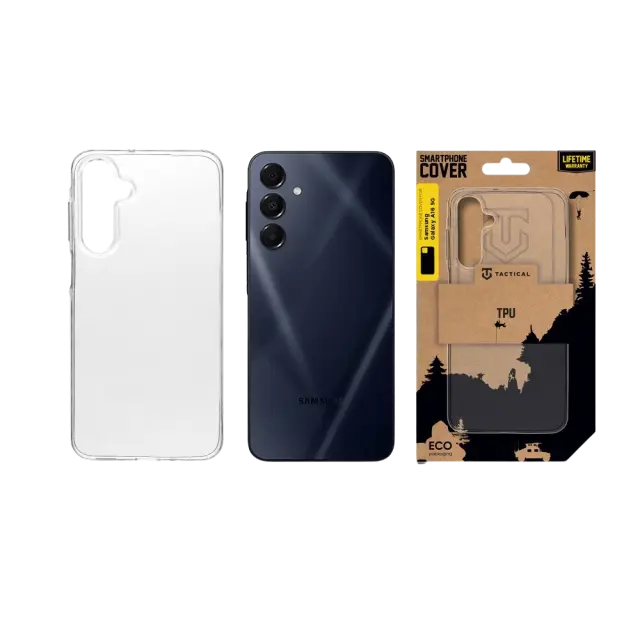 Tactical TPU Cover for Samsung Galaxy A16 4G/5G Transparent 3