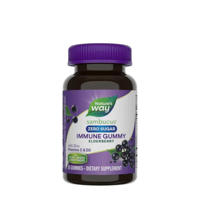 Nature's Way Sambucus Zero Sugar Immune Gummy