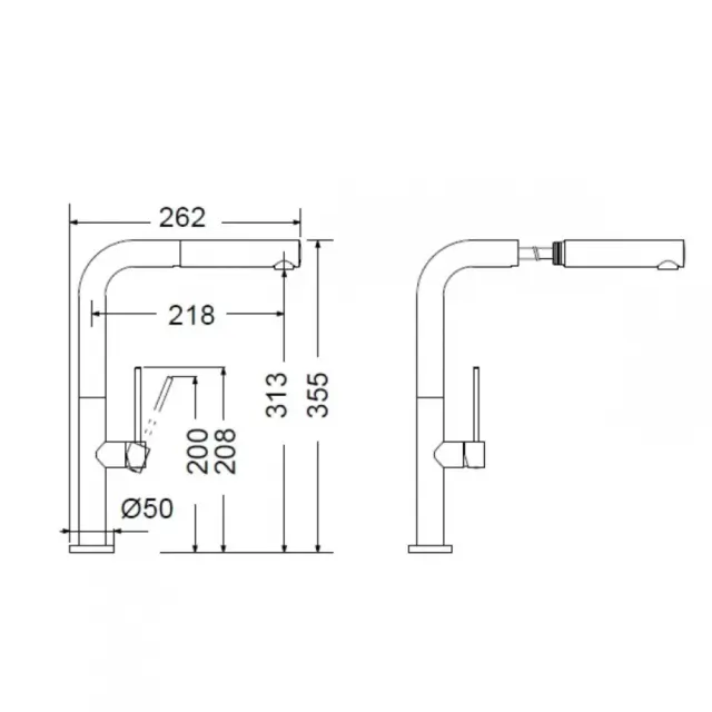 Μπαταρία νεροχύτη TOZO 48580-410 3
