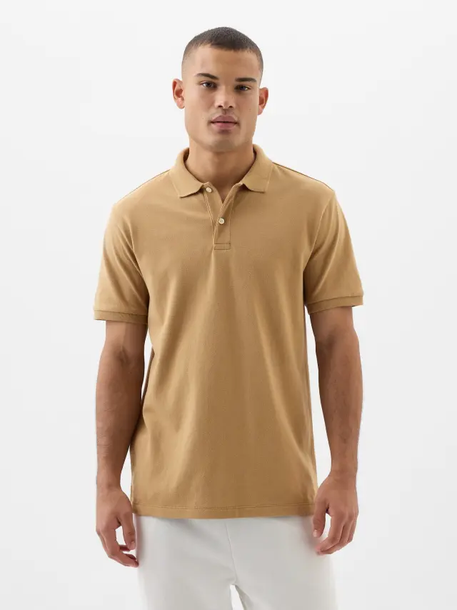 Πικέ Polo Μπλούζα perfect khaki - S