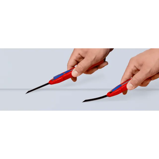Knipex 9010165BK - Φαλτσέτα πλαστική με μεταλλικό οδηγό και λάμα 18mm 3