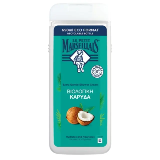Le Petit Marseillais Αφρόλουτρο Coconut 650ml