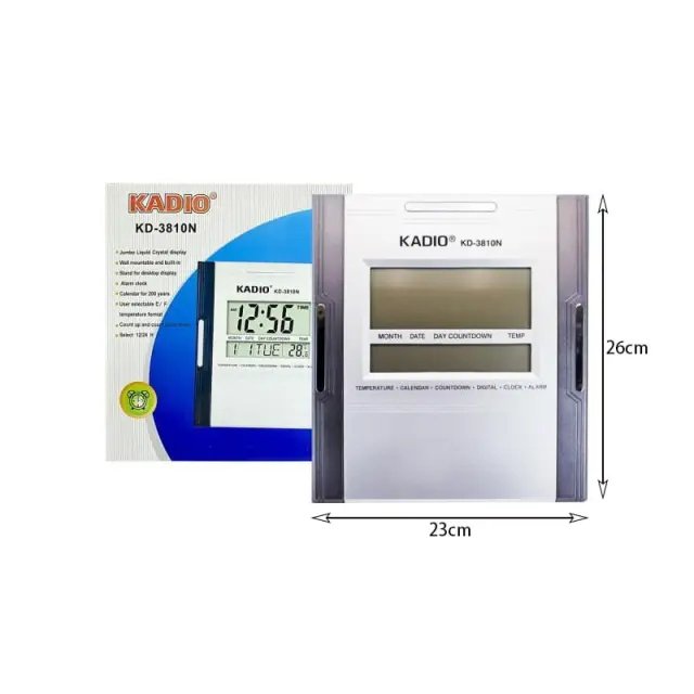 Kadio Ψηφιακό Ρoλόι & Ξυπνητήρι - Digital Clock KD-3810N 68104 3