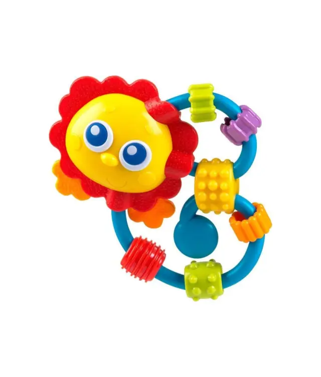 Playgro Curly Critters Κουδουνίστρα Λιοντάρι για 3m+