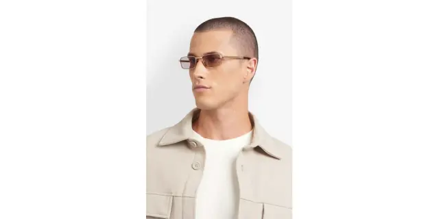 David Beckham Unisex Γυαλιά Ηλίου με Χρυσό Μεταλλικό Σκελετό και Πράσινο Φακό με Πράσινο Καθρέφτη DB 99/ORIGAMI PEF/MT 2