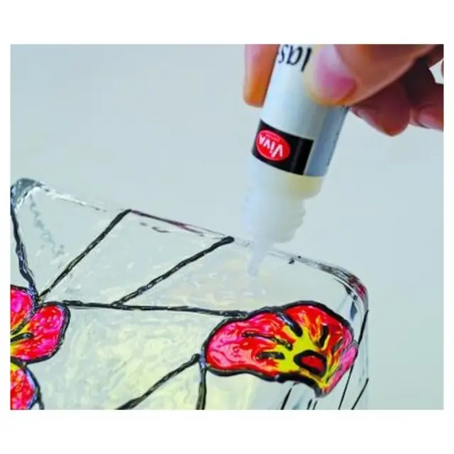 Glass Effect Gel, Viva Decor 28 ml - Crystal clear 3