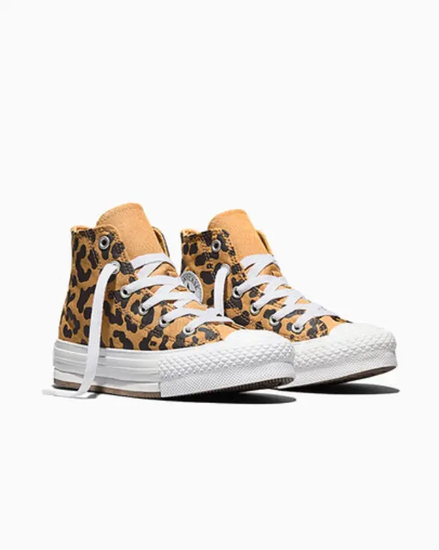 Converse Chuck Taylor All Star EVA Lift Leopard Platform A16552C - 35 3