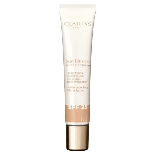 Clarins Skin Illusion 2.5 24ωρη Ενυδατική Κρέμα Προσώπου Ημέρας με Χρώμα και SPF25 40ml
