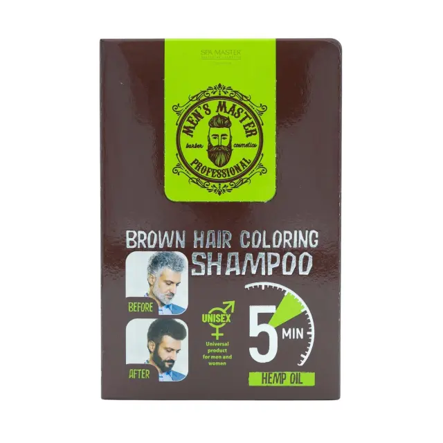 Men’s Master Brown Hair Coloring Shampoo 25ml – Σαμπουάν Βαφής Μαλλιών Καστανό
