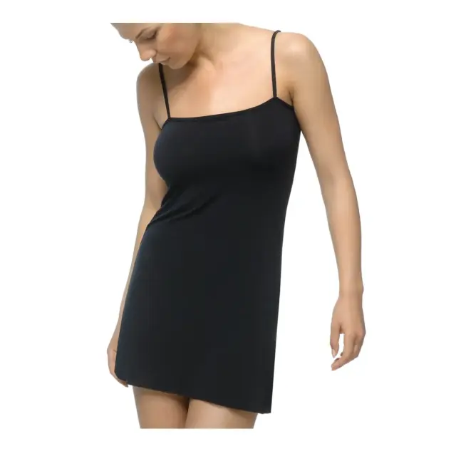 Helios Γυναικείο Εσωφόρεμα Viscose, Χρώμα Μαύρο