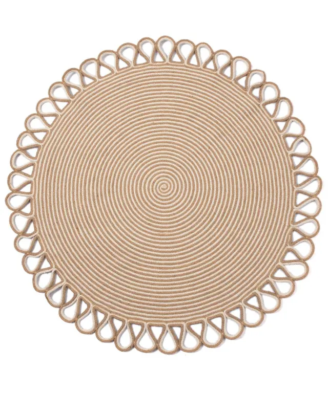Χαλί γιούτα 1911 (200cm) beige - -