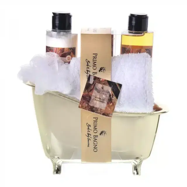 Primo Bagno Bathtub Vanilla Caramel Set