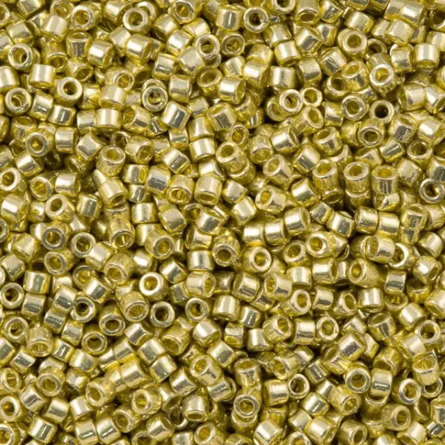 Χάντρα Miyuki Delica 11/0 - DB2502 - Galvanized Yellow ~7gr
