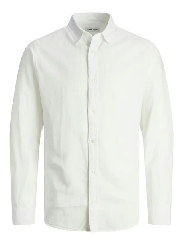 JJELINEN BLEND SHIRT LS SN white