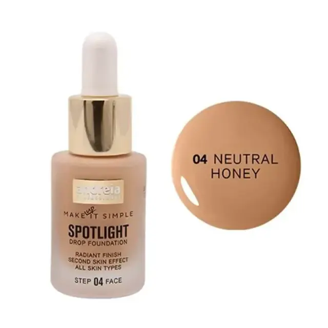 Andreia Spotlight Drop Foundation 14ml 04-Neutral Honey