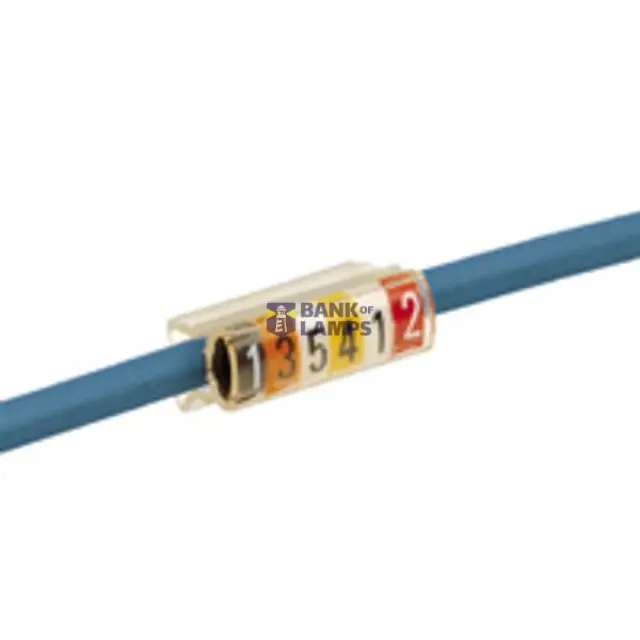 Marker-holder Memocab - for wiring - L. 18 mm - section 0.25 to 1.5 mm²