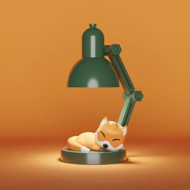 Winkee mini Led Lamp με φιγούρα: Fox
