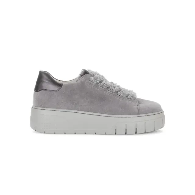 Gabor Sneakers Γυναικείο δέρμα Nubuck Γκρί GAB/73222 12-STEEL