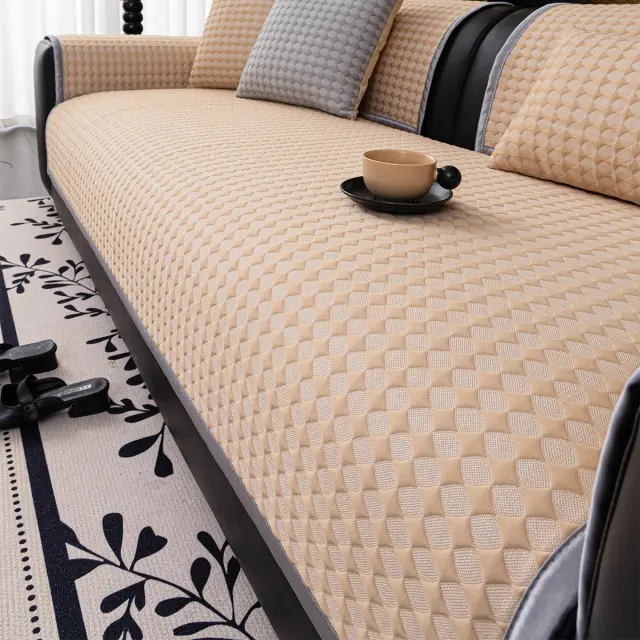 Ανώστρωμα Καναπέ Διθέσιο 90x180 Melinen Soleil Beige 100% Πολυέστερ 2