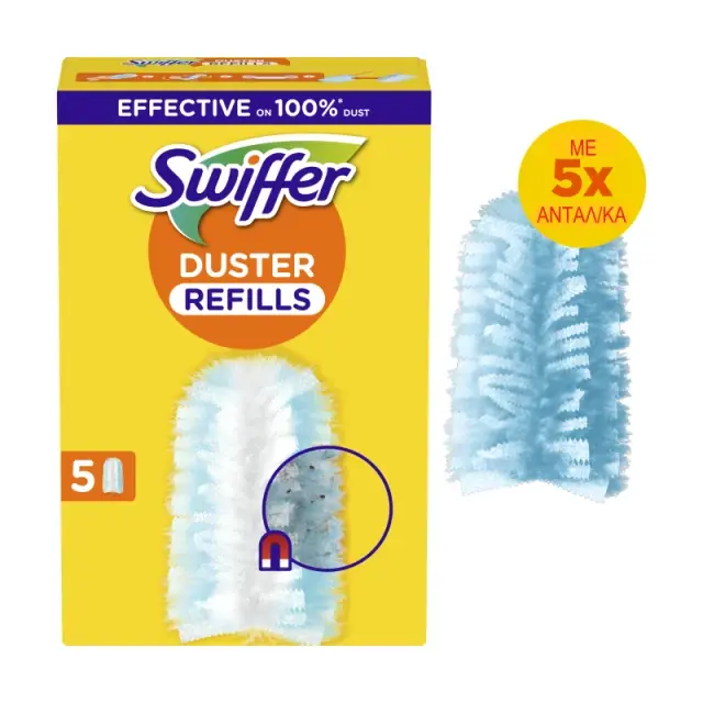 Swiffer Duster Μαγικά Φτερά για Επιφάνειες Ανταλλακτικά 5 Τεμάχια 2