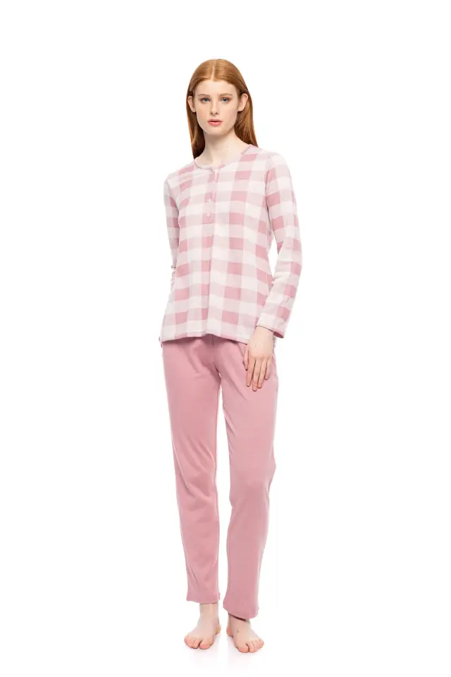 W1787 - Type - PYJAMAS JACQUARD ROSE PLAID