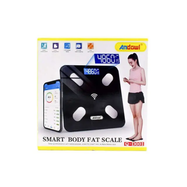 Smart ζυγαριά με λιπομετρητή Andowl Q-D001 2