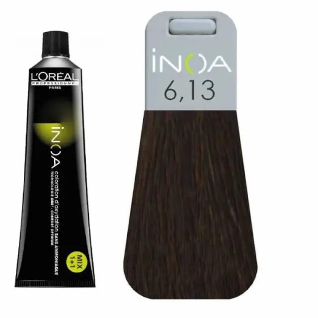 Loreal Inoa Βαφή 6,13 Ξανθό Σκούρο Σαντρέ Ντορέ 60ml 2