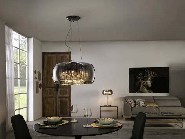 ARGOS PENDANT Ø50 φωτιστικό κρεμαστό Χρώμιο 3