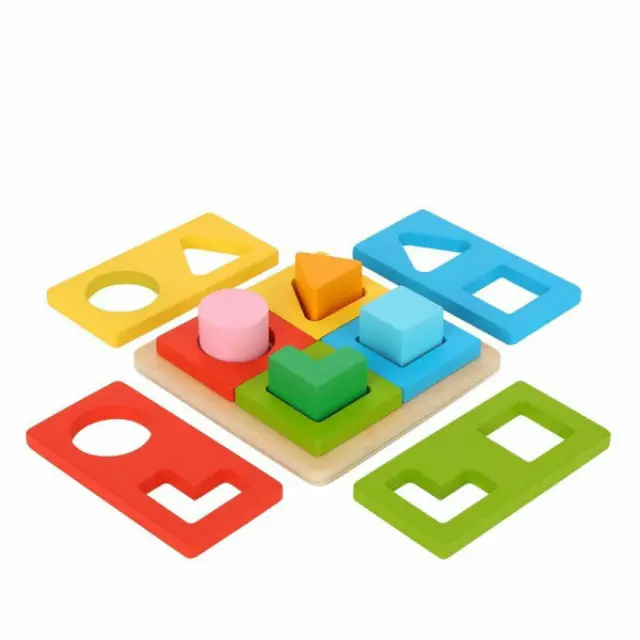 Tooky Toy Ξύλινο Εκπαιδευτικό Παιχνίδι Ταξινόμησης TF862 2