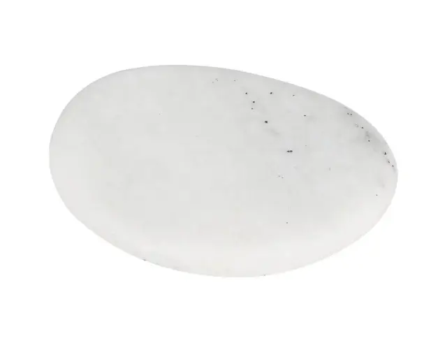 Σουβέρ από μάρμαρο με διαστάσεις 12.5x9.5x1.4cm - White A98900100 2